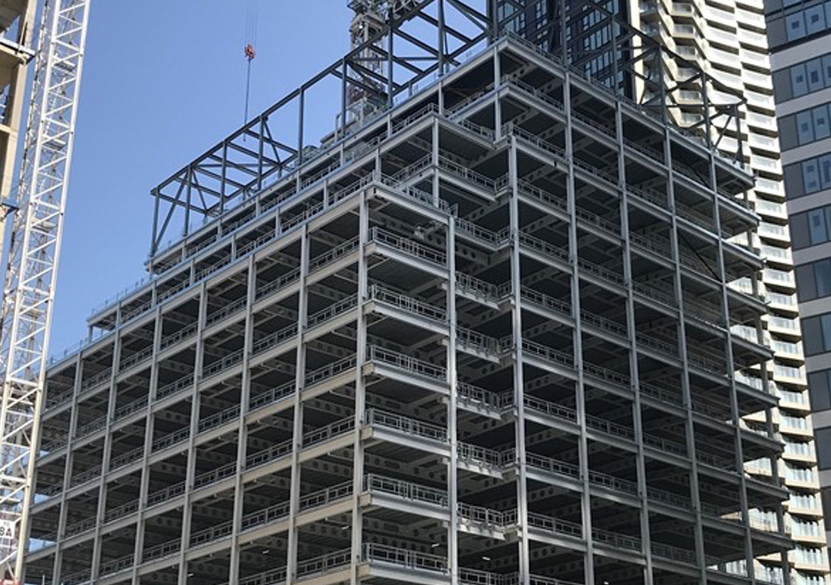 Structural steel construction in Ghana