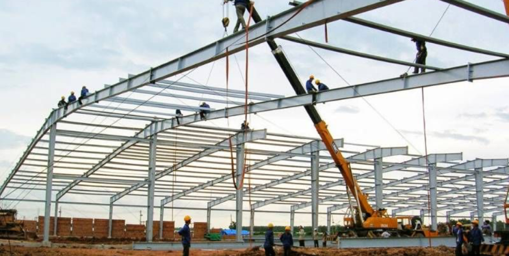 Steel fabrication and erection in Ghana